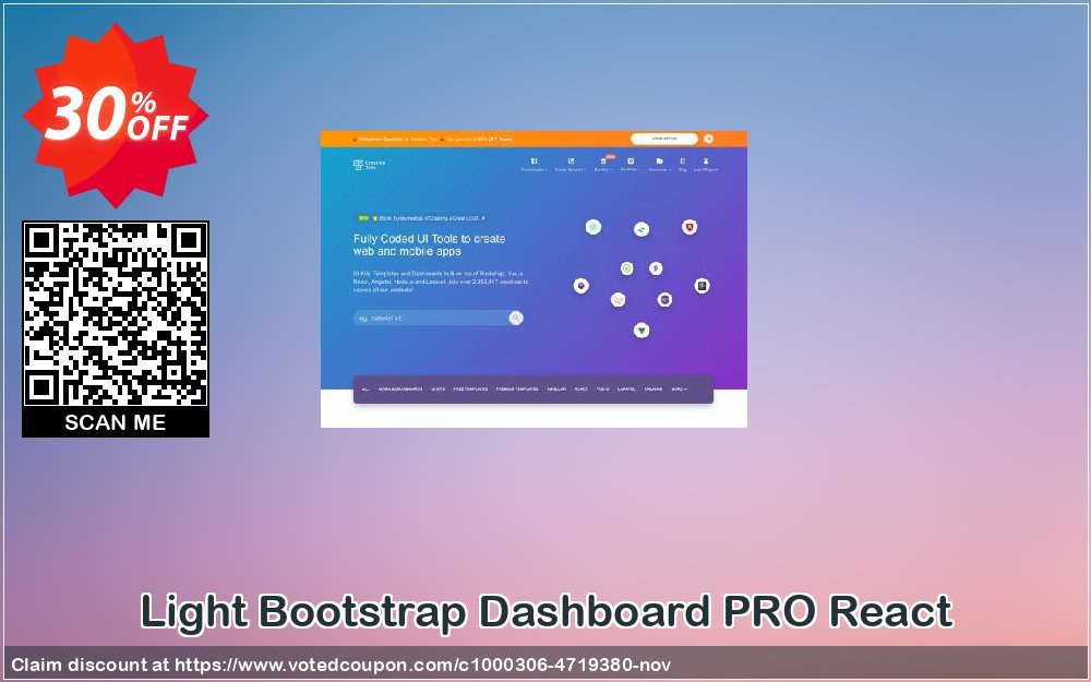 Light Bootstrap Dashboard PRO React Coupon, discount Light Bootstrap Dashboard PRO React Wondrous offer code 2023. Promotion: amazing discounts code of Light Bootstrap Dashboard PRO React 2023