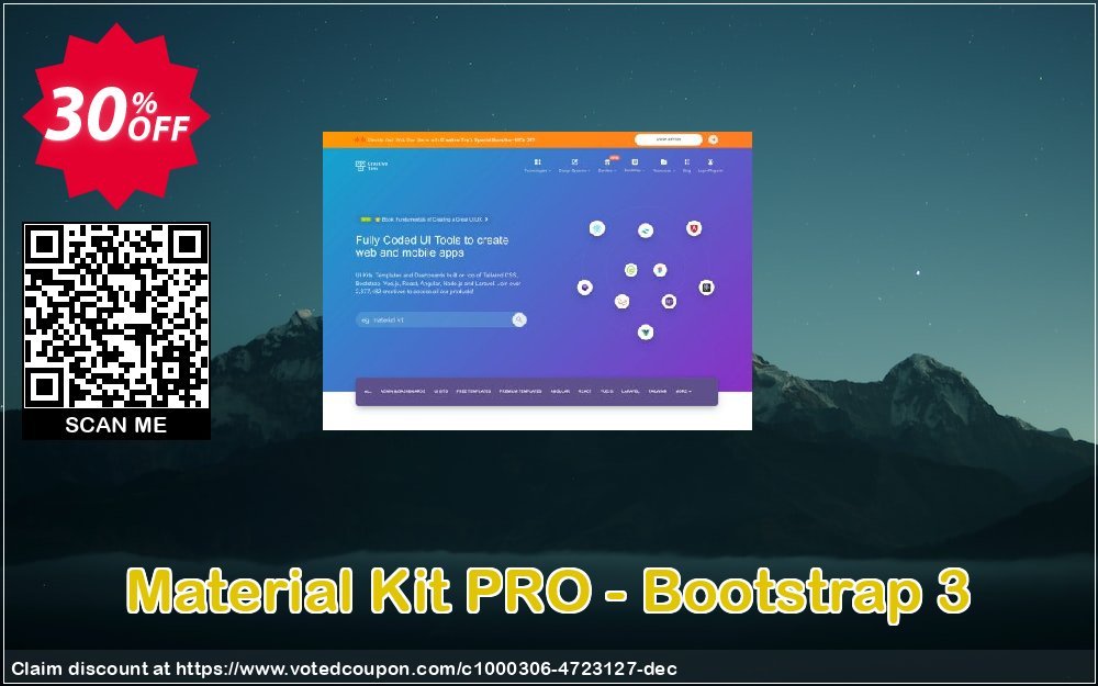 Material Kit PRO - Bootstrap 3 Coupon Code Apr 2024, 30% OFF - VotedCoupon
