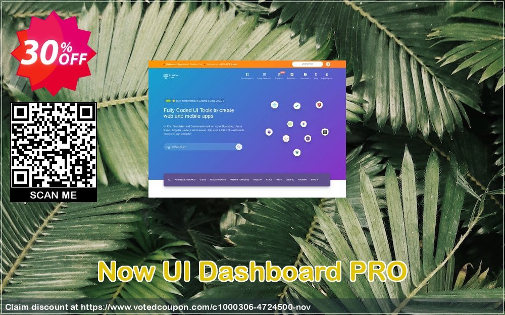 Now UI Dashboard PRO Coupon, discount Now UI Dashboard PRO Staggering discounts code 2024. Promotion: impressive deals code of Now UI Dashboard PRO 2024