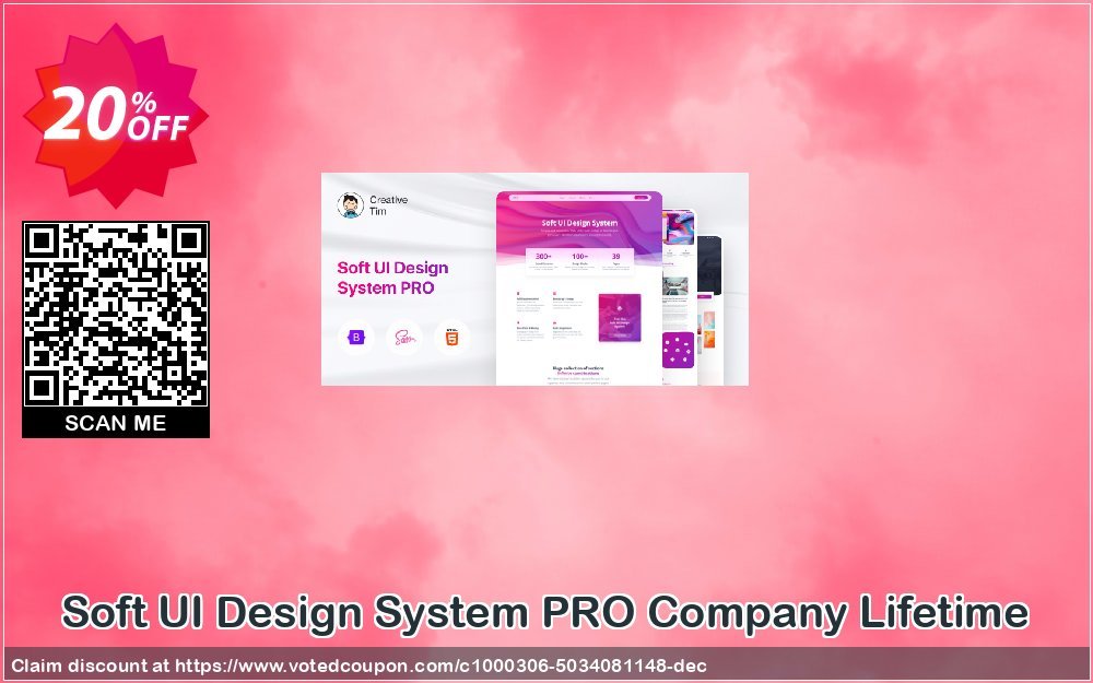 Soft UI Design System PRO Company Lifetime Coupon Code Oct 2023, 20% OFF - VotedCoupon