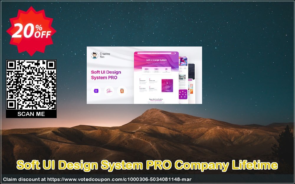 Soft UI Design System PRO Company Lifetime Coupon Code Apr 2024, 20% OFF - VotedCoupon