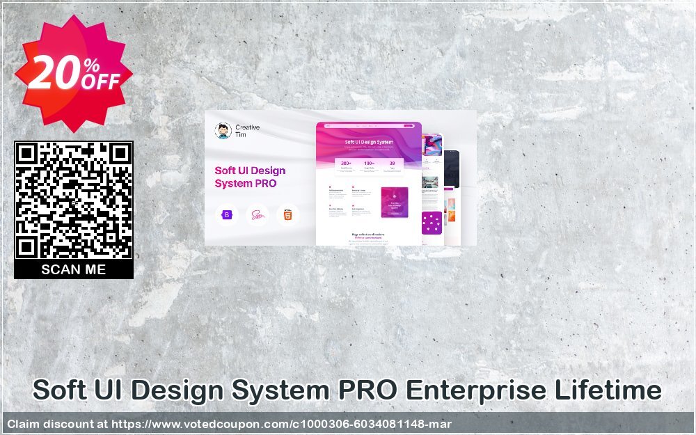 Soft UI Design System PRO Enterprise Lifetime Coupon Code Apr 2024, 20% OFF - VotedCoupon