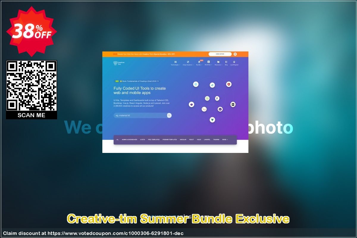 Creative-tim Summer Bundle Exclusive Coupon Code Apr 2024, 38% OFF - VotedCoupon