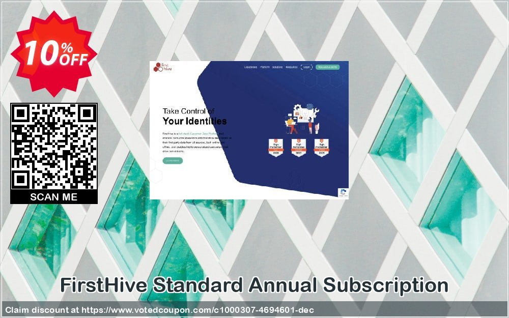 FirstHive Standard Annual Subscription Coupon, discount Standard Annual Subscription formidable promotions code 2023. Promotion: formidable promotions code of Standard Annual Subscription 2023