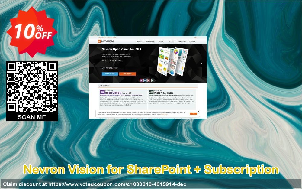 Nevron Vision for SharePoint + Subscription Coupon, discount Nevron Vision for SharePoint + Subscription staggering promotions code 2024. Promotion: staggering promotions code of Nevron Vision for SharePoint + Subscription 2024