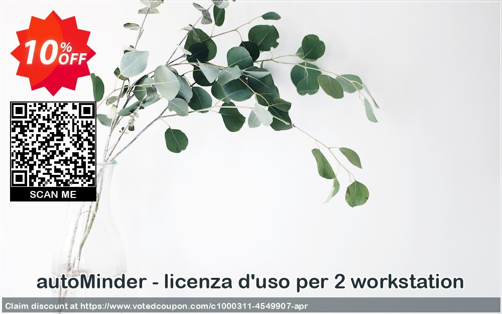 autoMinder - licenza d'uso per 2 workstation Coupon Code May 2024, 10% OFF - VotedCoupon