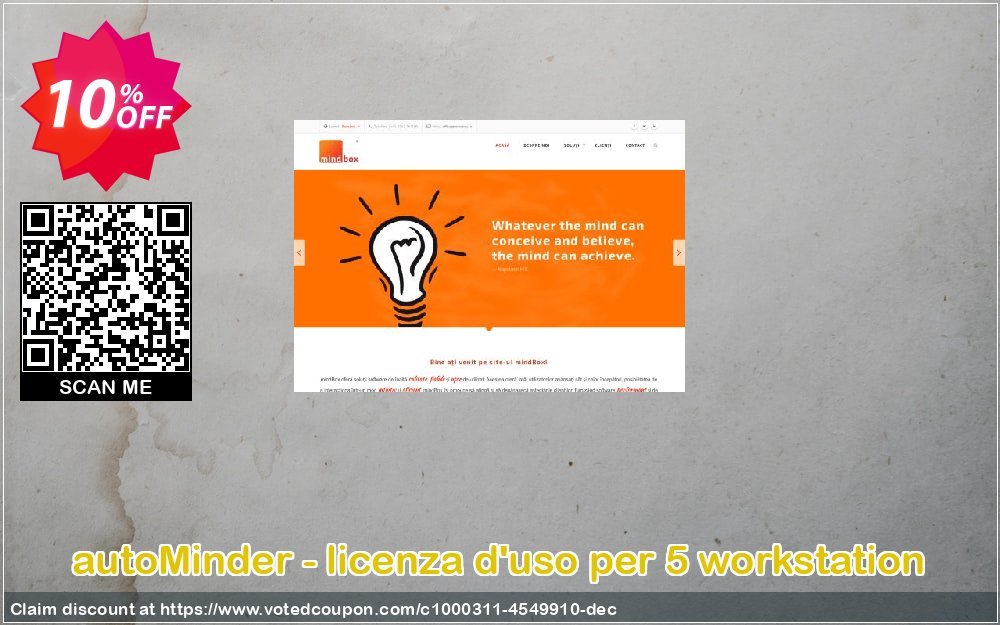 autoMinder - licenza d'uso per 5 workstation Coupon Code May 2024, 10% OFF - VotedCoupon