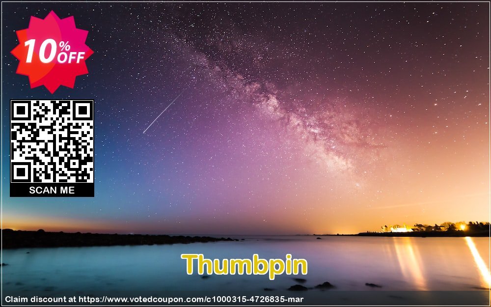 Thumbpin Coupon Code May 2024, 10% OFF - VotedCoupon