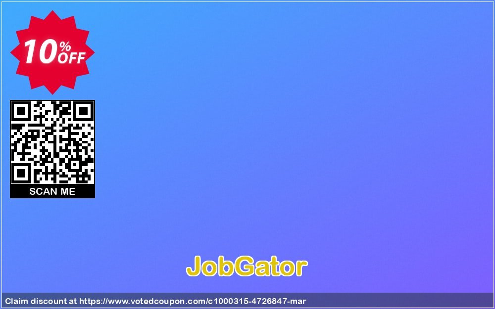 JobGator Coupon Code Apr 2024, 10% OFF - VotedCoupon