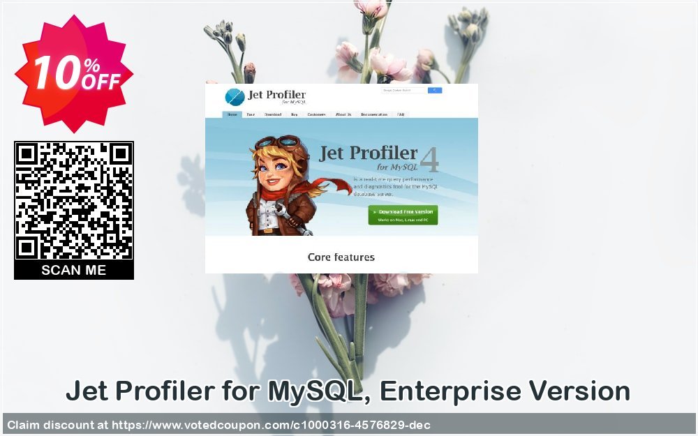 Jet Profiler for MySQL, Enterprise Version Coupon, discount Jet Profiler for MySQL, Enterprise Version big offer code 2023. Promotion: big offer code of Jet Profiler for MySQL, Enterprise Version 2023