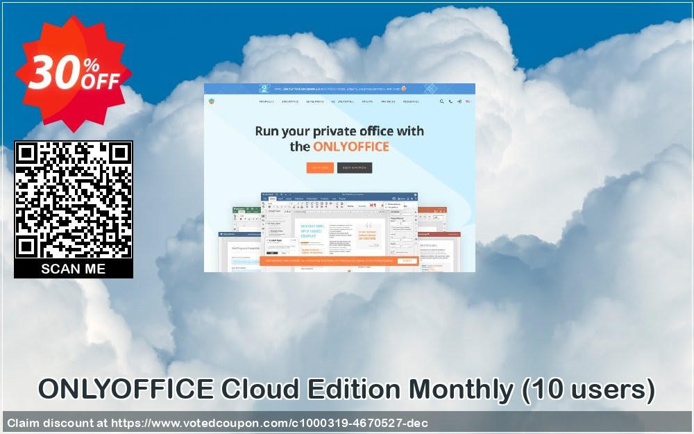 ONLYOFFICE Cloud Edition Monthly, 10 users  Coupon, discount 6-10 users - ONLYOFFICE Cloud Edition Monthly Subscription awful discounts code 2023. Promotion: awful discounts code of 6-10 users - ONLYOFFICE Cloud Edition Monthly Subscription 2023