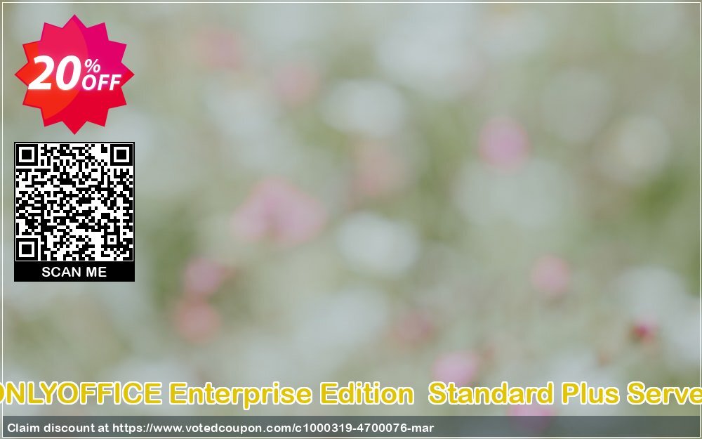 ONLYOFFICE Enterprise Edition  Standard Plus Server Coupon Code Mar 2024, 20% OFF - VotedCoupon