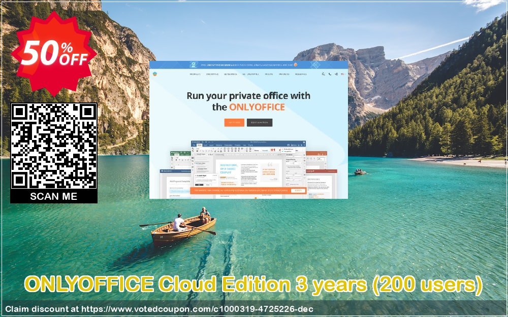 ONLYOFFICE Cloud Edition 3 years, 200 users  Coupon, discount 31-50 users - ONLYOFFICE Cloud Edition Three Years Subscription Awful sales code 2023. Promotion: Awful sales code of 31-50 users - ONLYOFFICE Cloud Edition Three Years Subscription 2023