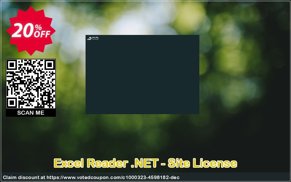 Excel Reader .NET - Site Plan Coupon, discount Excel Reader .NET - Site License imposing discounts code 2023. Promotion: imposing discounts code of Excel Reader .NET - Site License 2023