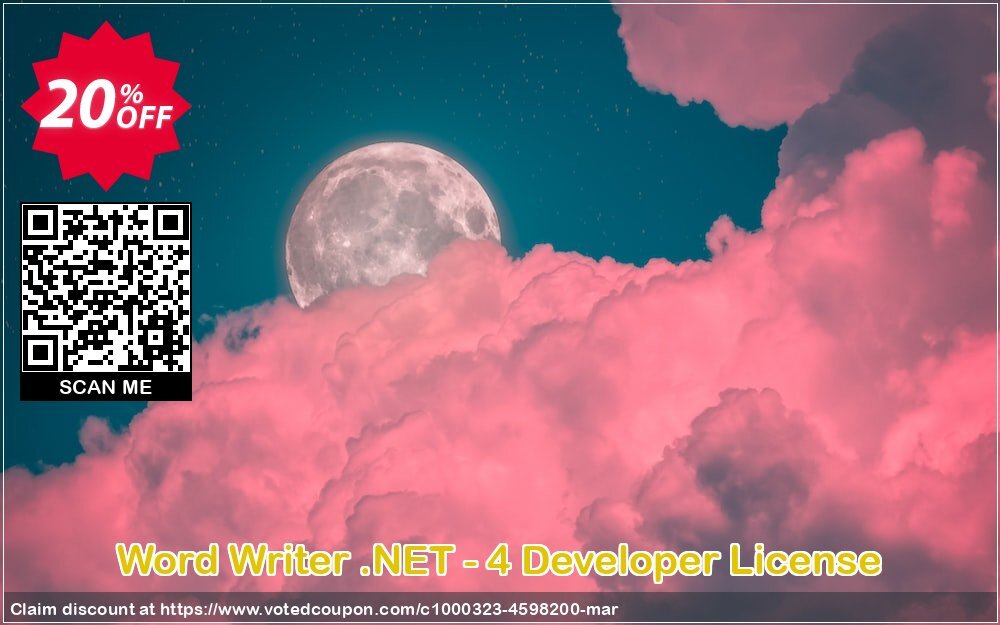 Word Writer .NET - 4 Developer Plan Coupon, discount Word Writer .NET - 4 Developer License awesome offer code 2024. Promotion: awesome offer code of Word Writer .NET - 4 Developer License 2024