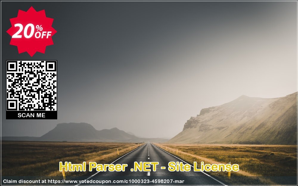 Html Parser .NET - Site Plan Coupon, discount Html Parser .NET - Site License impressive offer code 2024. Promotion: impressive offer code of Html Parser .NET - Site License 2024