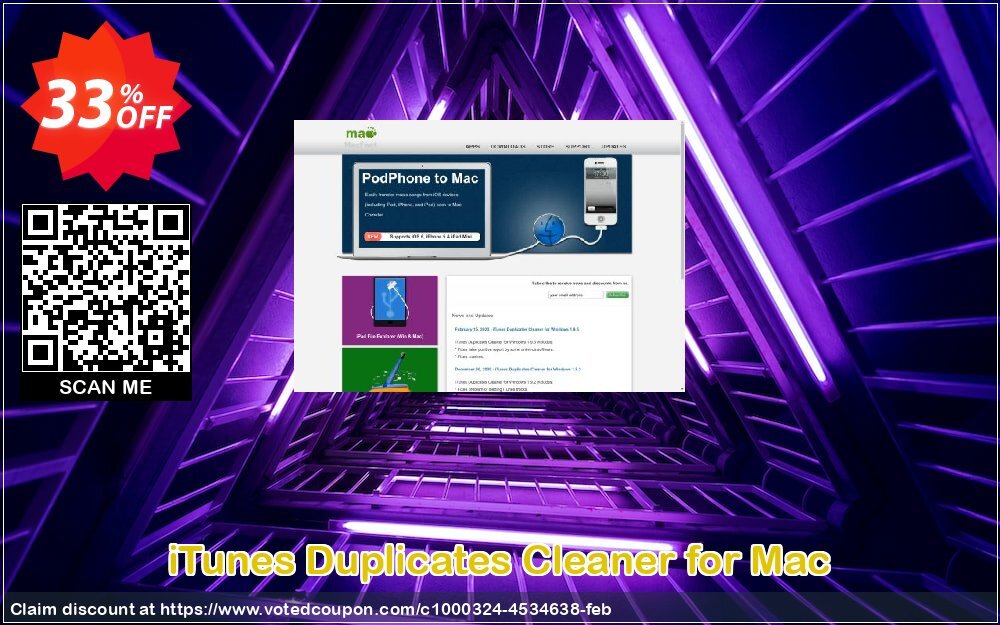 iTunes Duplicates Cleaner for MAC Coupon, discount iTunes Duplicates Cleaner for Mac dreaded sales code 2025. Promotion: dreaded sales code of iTunes Duplicates Cleaner for Mac 2024