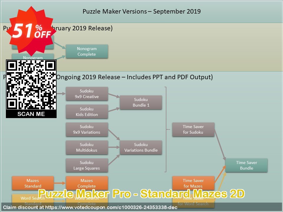 Puzzle Maker Pro - Standard Mazes 2D Coupon, discount Puzzle Maker Pro - Standard Mazes 2D Hottest offer code 2024. Promotion: wonderful promotions code of Puzzle Maker Mazes 2024