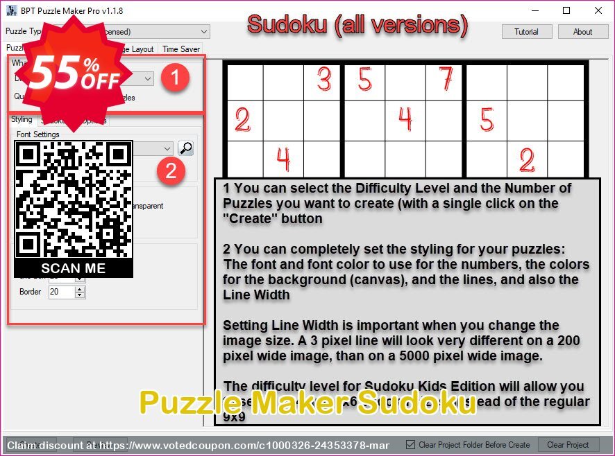 Puzzle Maker Sudoku