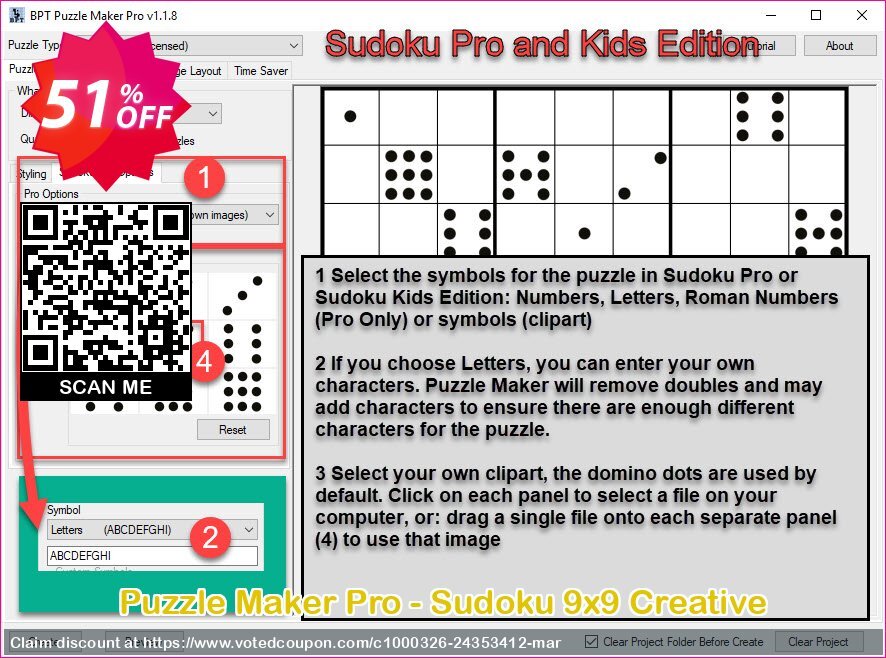 Puzzle Maker Pro - Sudoku 9x9 Creative Coupon, discount Puzzle Maker Pro - Sudoku 9x9 Creative Amazing promotions code 2024. Promotion: stirring discount code of Puzzle Maker Sudoku Pro 2024