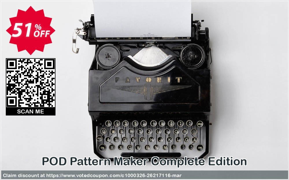 POD Pattern Maker Complete Edition Coupon, discount POD Pattern Maker Complete Edition Amazing offer code 2024. Promotion: Awful deals code of POD Pattern Maker Complete Edition 2024