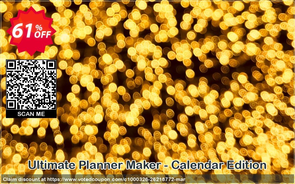 Ultimate Planner Maker - Calendar Edition voted-on promotion codes