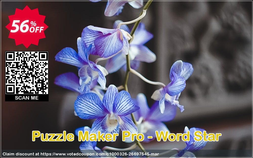 Puzzle Maker Pro - Word Star Coupon Code May 2024, 56% OFF - VotedCoupon