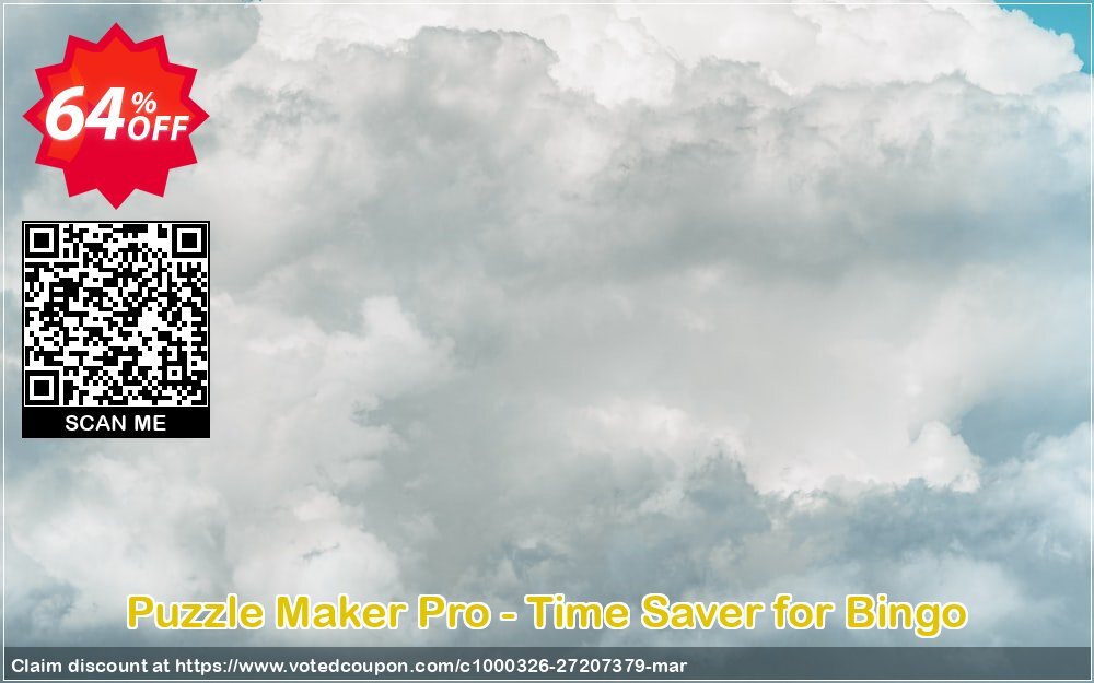 Puzzle Maker Pro - Time Saver for Bingo Coupon Code Apr 2024, 64% OFF - VotedCoupon