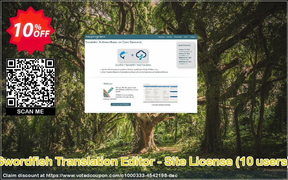 Swordfish Translation Editor - Site Plan, 10 users  Coupon, discount Swordfish Translation Editor - Site License (10 users) staggering deals code 2023. Promotion: staggering deals code of Swordfish Translation Editor - Site License (10 users) 2023