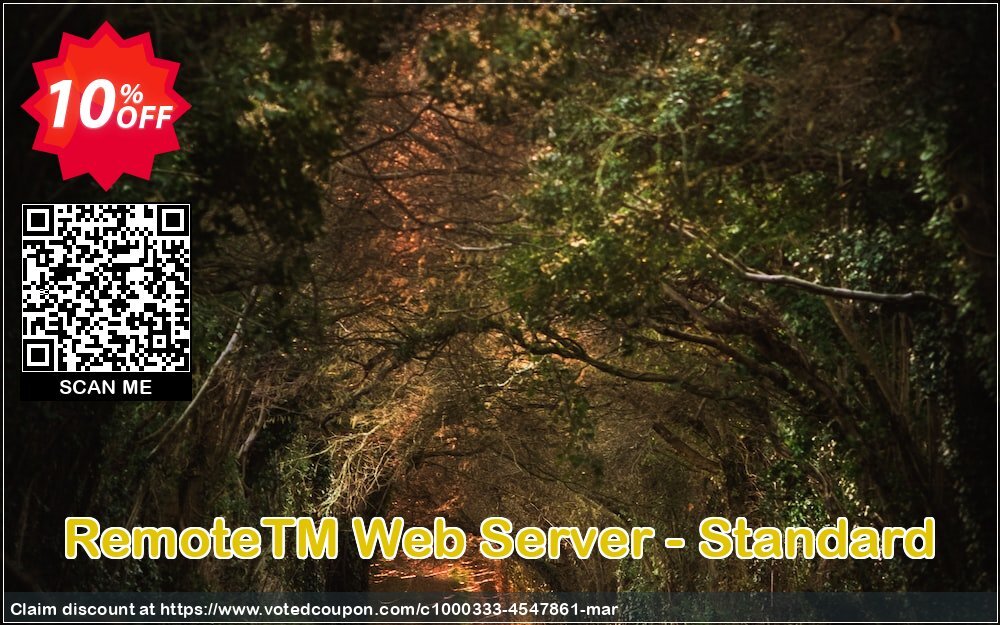 RemoteTM Web Server - Standard Coupon Code May 2024, 10% OFF - VotedCoupon