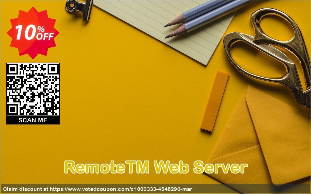 RemoteTM Web Server Coupon, discount RemoteTM Web Server wonderful discount code 2024. Promotion: wonderful discount code of RemoteTM Web Server 2024