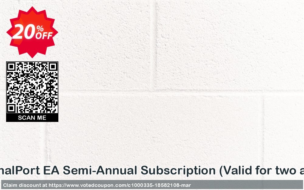 ForexSignalPort EA Semi-Annual Subscription, Valid for two accounts 