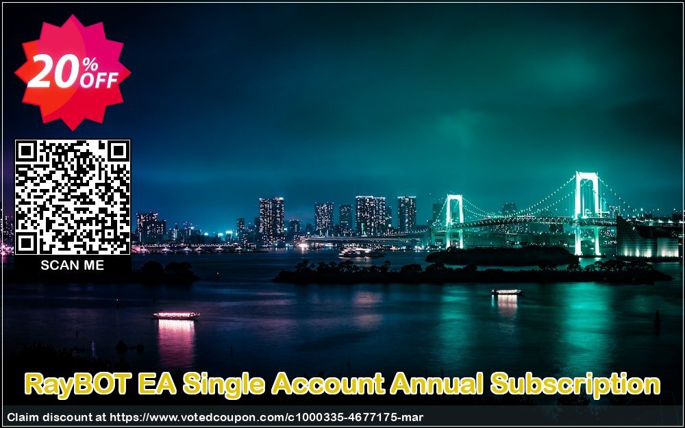 RayBOT EA Single Account Annual Subscription Coupon Code Apr 2024, 20% OFF - VotedCoupon