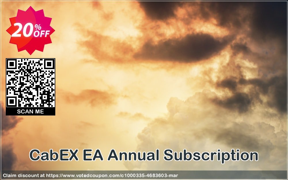 CabEX EA Annual Subscription Coupon Code Apr 2024, 20% OFF - VotedCoupon