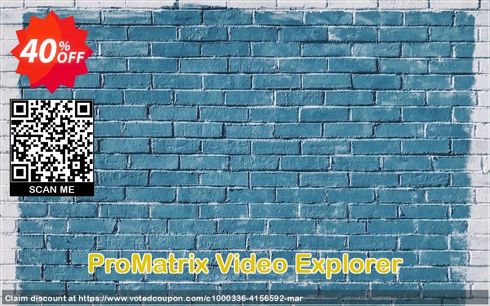 ProMatrix Video Explorer Coupon, discount Video Explorer amazing promo code 2024. Promotion: amazing promo code of Video Explorer 2024