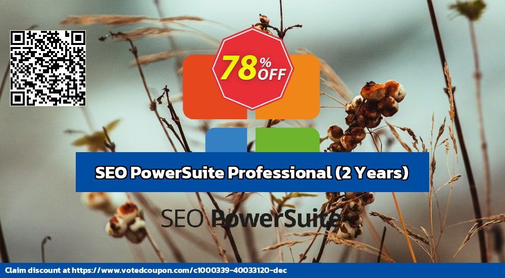 SEO PowerSuite Professional, 2 Years  Coupon Code Mar 2024, 78% OFF - VotedCoupon