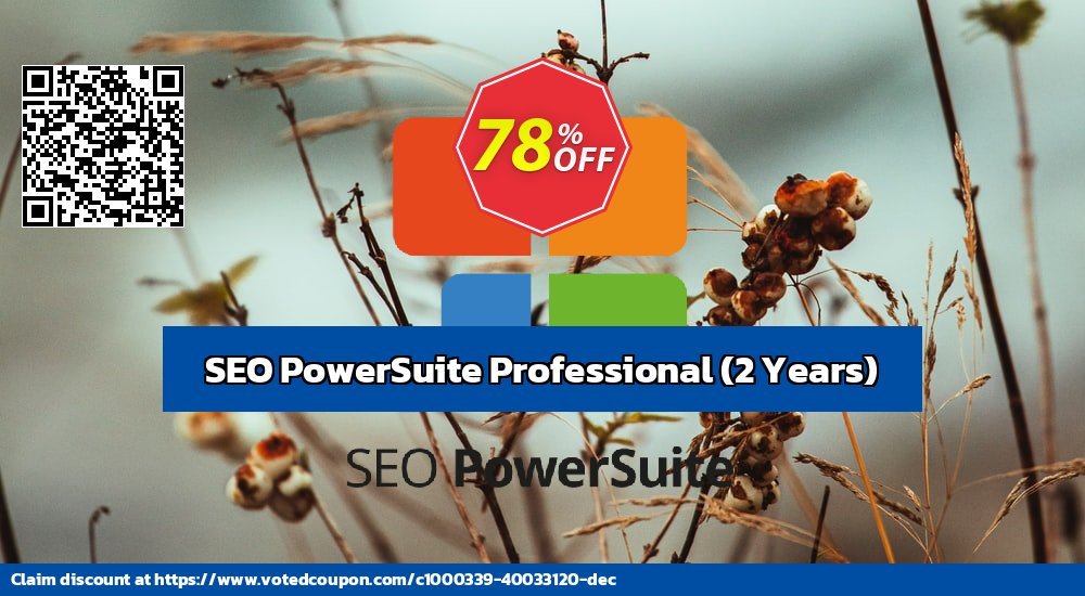 SEO PowerSuite Professional, 2 Years  Coupon, discount 10% OFF SEO PowerSuite Professional (2 Years), verified. Promotion: Awesome offer code of SEO PowerSuite Professional (2 Years), tested & approved