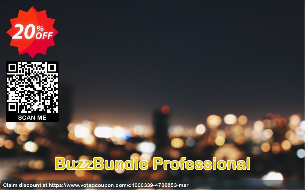 BuzzBundle Professional Coupon Code Apr 2024, 20% OFF - VotedCoupon