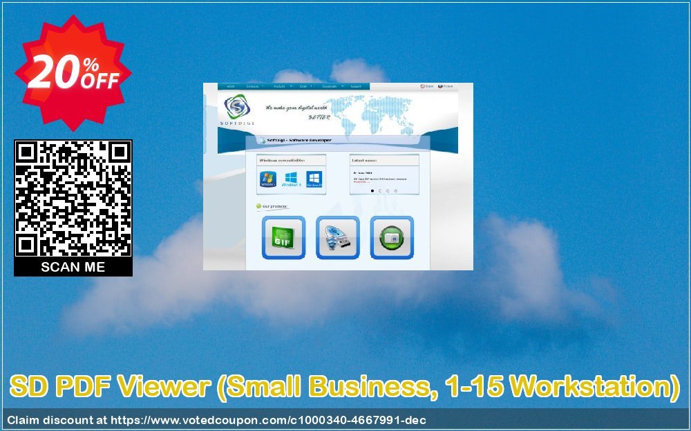 SD PDF Viewer, Small Business, 1-15 Workstation  Coupon, discount SD PDF Viewer (Small Business, 1-15 Workstation) Stirring sales code 2023. Promotion: dreaded promo code of SD PDF Viewer (Small Business, 1-15 Workstation) 2023