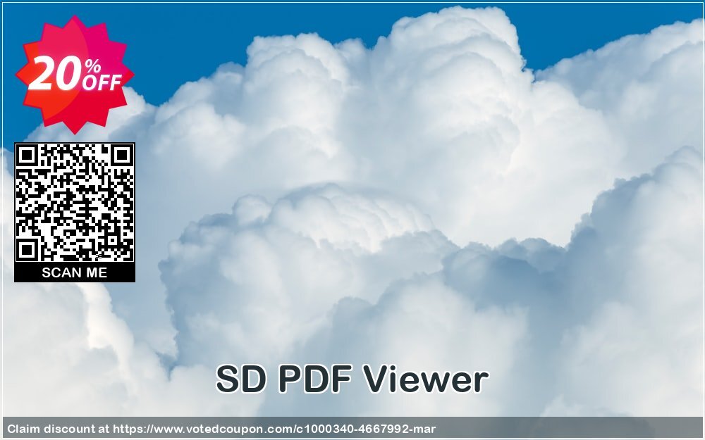 SD PDF Viewer Coupon, discount SD PDF Viewer (Standard license, 1-299 Workstation) Impressive deals code 2024. Promotion: excellent discounts code of SD PDF Viewer (Standard license, 1-299 Workstation) 2024