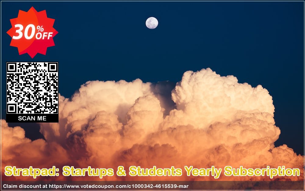 Stratpad: Startups & Students Yearly Subscription Coupon, discount Stratpad: Startups & Students Yearly Subscription special discount code 2024. Promotion: special discount code of Stratpad: Startups & Students Yearly Subscription 2024