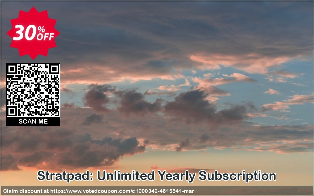 Stratpad: Unlimited Yearly Subscription Coupon Code Apr 2024, 30% OFF - VotedCoupon