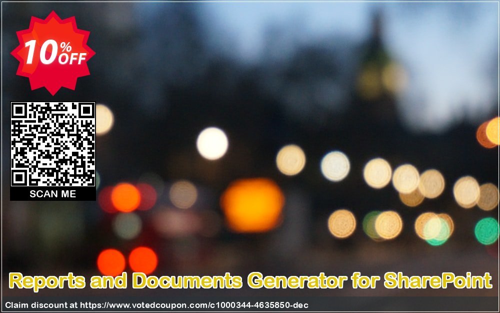Reports and Documents Generator for SharePoint Coupon, discount Reports and Documents Generator for SharePoint awesome sales code 2023. Promotion: awesome sales code of Reports and Documents Generator for SharePoint 2023