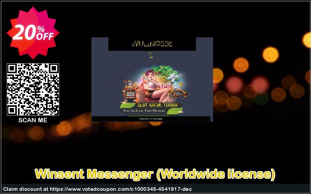 Winsent Messenger, Worldwide Plan  Coupon, discount Winsent Messenger (Worldwide license) exclusive sales code 2023. Promotion: exclusive sales code of Winsent Messenger (Worldwide license) 2023