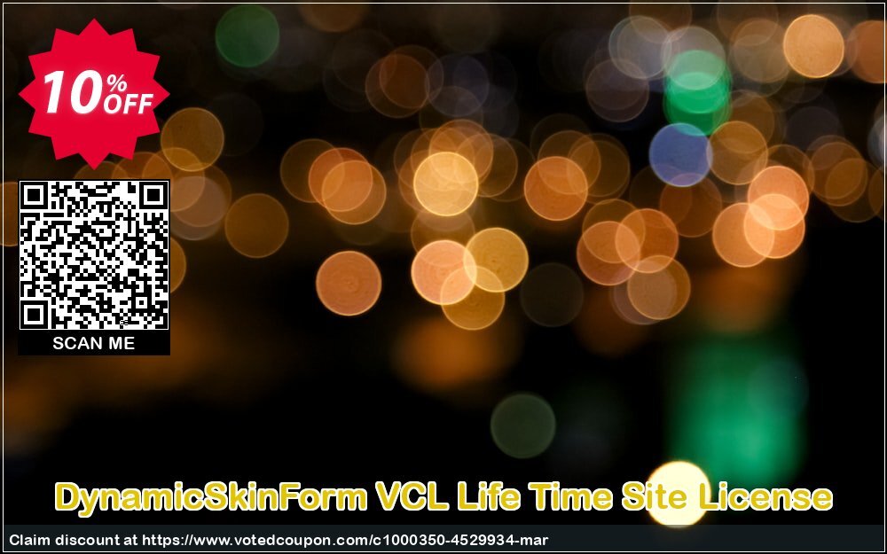 DynamicSkinForm VCL Life Time Site Plan Coupon Code Apr 2024, 10% OFF - VotedCoupon