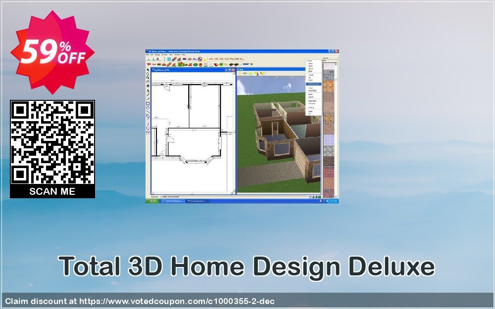 Total 3D Home Design Deluxe Coupon, discount 40% OFF Total 3D Home Design Deluxe, verified. Promotion: Amazing promo code of Total 3D Home Design Deluxe, tested & approved