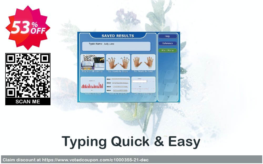 Typing Quick & Easy Coupon, discount 30% OFF Typing Quick & Easy, verified. Promotion: Amazing promo code of Typing Quick & Easy, tested & approved