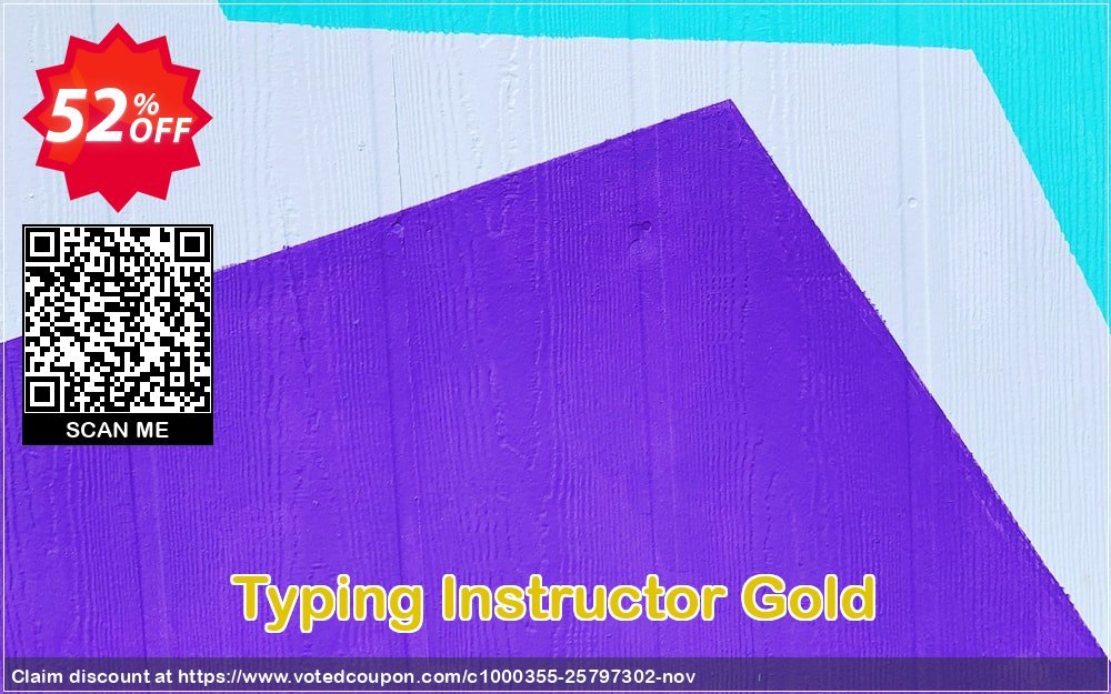 Typing Instructor Gold Coupon, discount TYPENOW. Promotion: staggering discounts code of Typing Instructor® Gold – Windows 2023