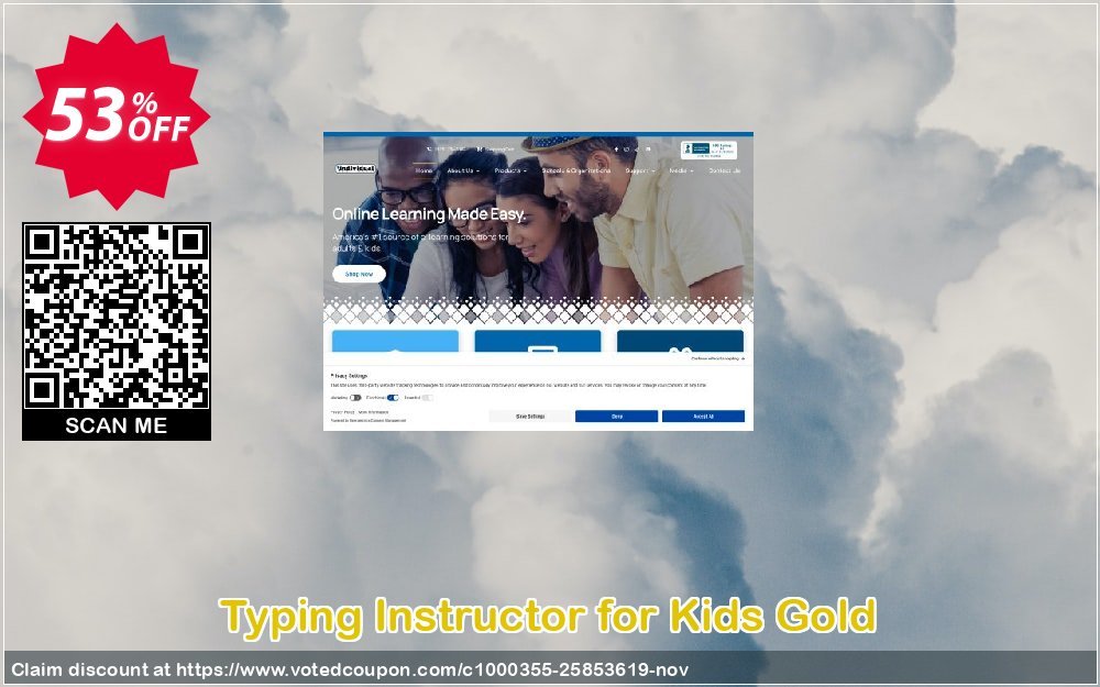 Typing Instructor for Kids Gold Coupon, discount TYPENOW. Promotion: super sales code of Typing Instructor® for Kids Gold – Windows 2023