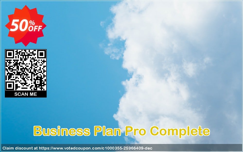 Business Plan Pro Complete Coupon Code Dec 2023, 50% OFF - VotedCoupon
